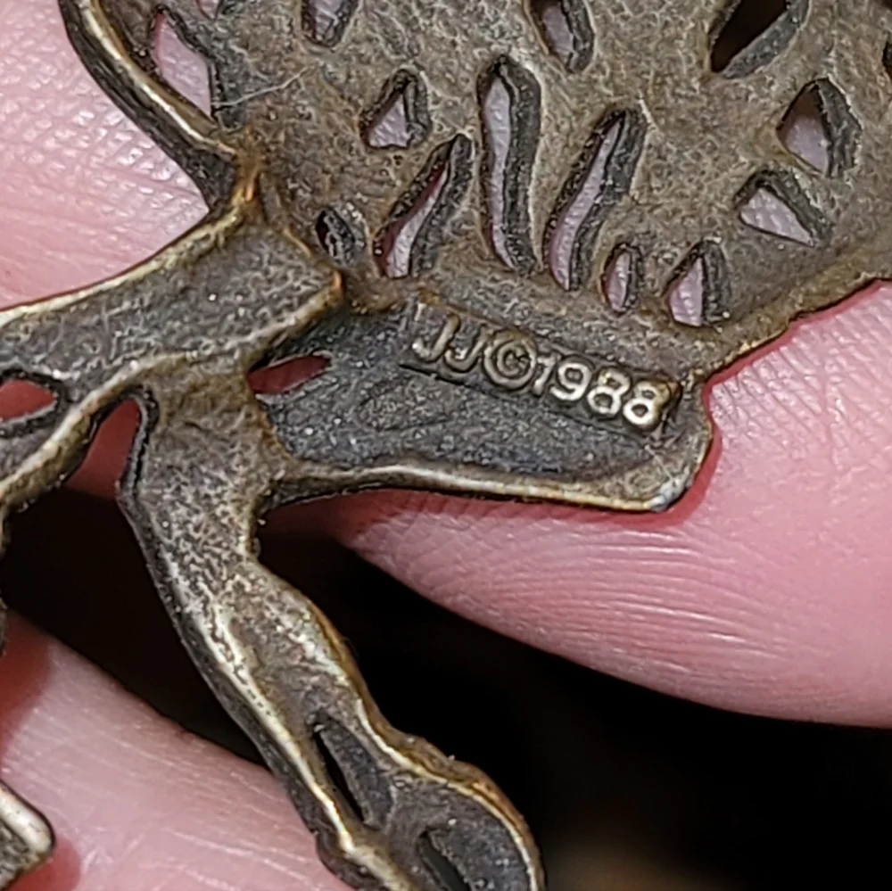 Vtg 1988 Bronze Horse Brooch - Picture 2 of 4